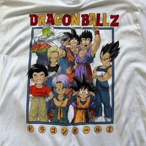 Dragon Ball Z White T-Shirt Size L
